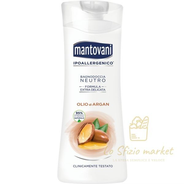 MANTOVANI BAGNODOCCIA CON OLIO ARGAN 400+100ML