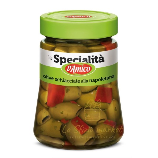 D'AMICO SPEC OLIVE SCHIACCHIATE NAPOLETANE 280GR