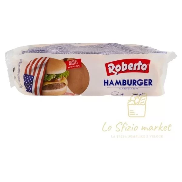 ROBERTO HAMBURGER BUNS 300G
