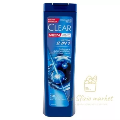 CLEAR MEN ANTI-DANDRUFF SHAMPOO ACTION 2IN1 225ML