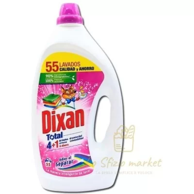 DIXAN COLOR LIQUID DETERGENT 55 WASHES 2.475L