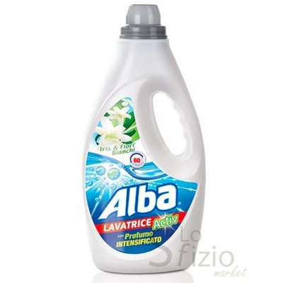 ALBA DETERSIVO LAVATRICE IRIS & FIORI BIANCHI 60LA