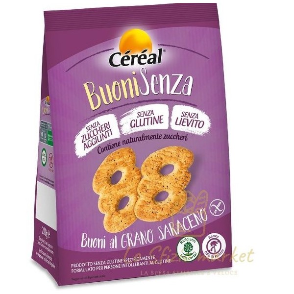 CEREAL BUONI SENZA GRANO SARACENO 200GR