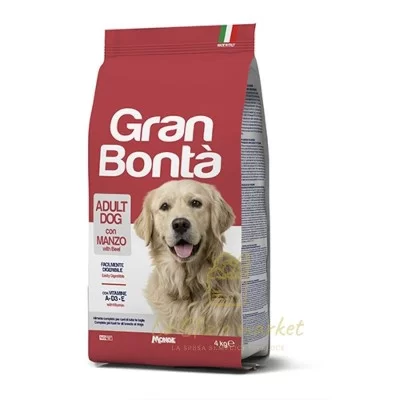 MONGE GRAN BONTA' CROCCHETTE 4 KG - Amici Animali, Cani, Cibo Secco