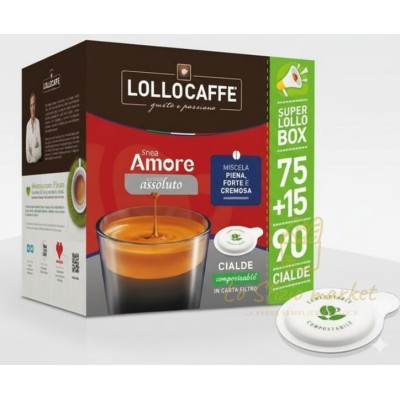 LOLLOCAFFE CIALDE AMORE ASSOLUTO X50PZ