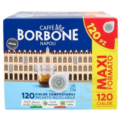 BORBONE CIALDE MISCELA DECISA 120PZ - Home, Alimentari, Caffè e Infusi, Caffè e Orzo, HO.RE.CA