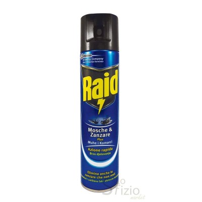 RAID INSETTICIDA MOSCHE & ZANZARE 400ML
