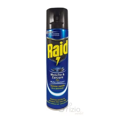 RAID INSETTICIDA MOSCHE & ZANZARE 400ML - Home, Deodoranti e Insetticidi, Insettorepellenti