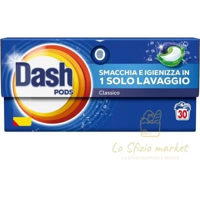 DASH PODS 30 CUPS CLASSICO - Detergenza, Detersivi Bucato