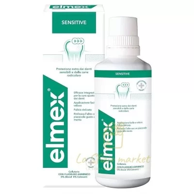 ELMEX SENSITIVE MOUTHWASH 400ML