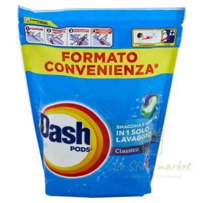DASH PODS REGOLARE 50PZ - Detergenza, Detersivi Bucato