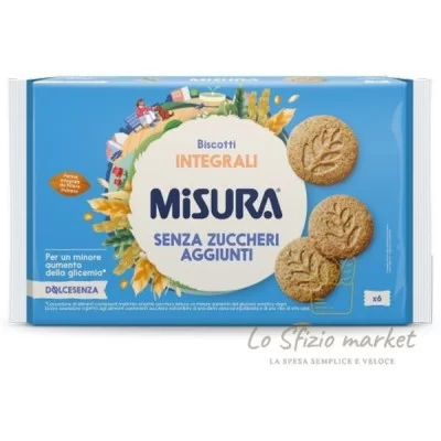 Misura Dolcesenza Wholemeal Biscuits No Added Sugar 280g