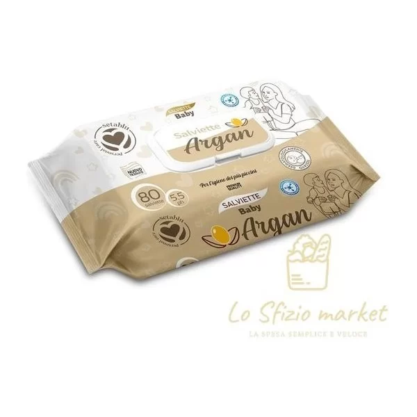 Setablu Argan Wet Wipes 80pcs Push Up