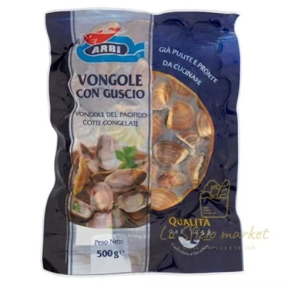ARBI VONGOLE COL GUSCIO GR.500 - Surgelati e Gelati, Surgelati, Pesce surgelato, HO.RE.CA