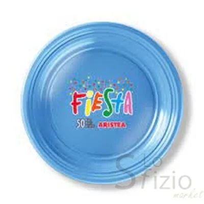 ARISTEA LIGHT BLUE DESSERT PLATES 50 PCS