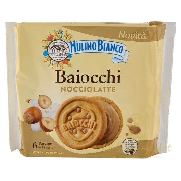 MILINO BIANCO BAIOCCHI NOCCIOLATTE 168GR