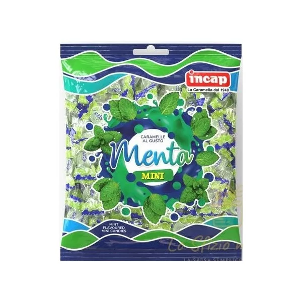 INCAP CARAMELLE MINI 500 MENTA 150GR
