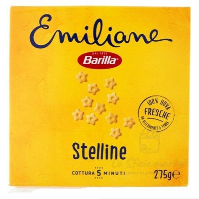 BARILLA EMILIANE STELLINE ALL' UOVO 275GR