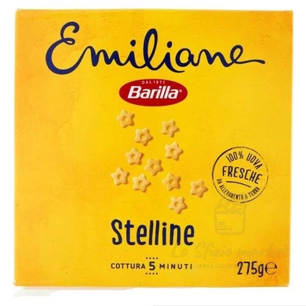 BARILLA EMILIANE EGG STELLINE 275G
