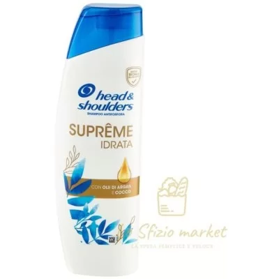 HEAD & SHOULDERS SHAMPOO SUPREME IDRATA 250ML - Igiene Cura Persona, Igiene Capelli, Shampoo