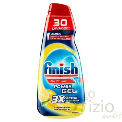 FINISH POWER GEL LIMONE 30LAV 600ML