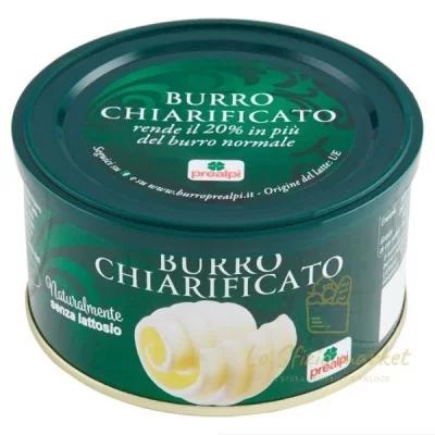 PREALPI BURRO CHIARIFICATO SENZ LATTOSIO 250GR - Freschi, Latte e Latticini, Burro Margherina Mascarpone