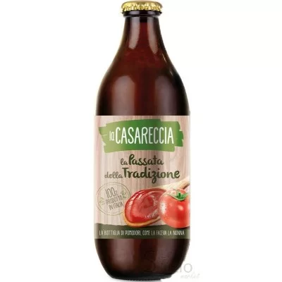 La Casareccia Tomato Puree Beer Bottle 660g