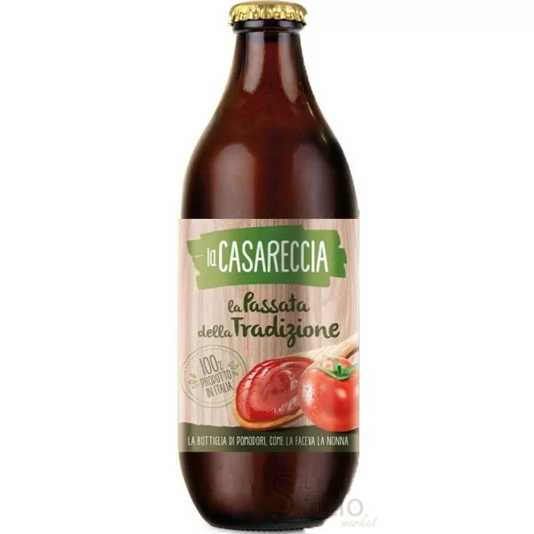 La Casareccia Tomato Puree Beer Bottle 660g