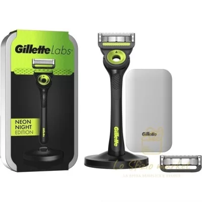 GILLETTE LABS RAZOR WITH STAND AND 2 REFILLS