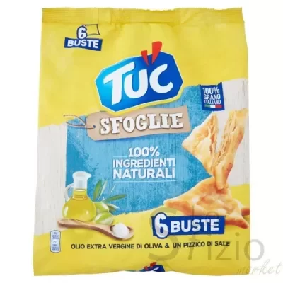 TUC SFOGLIE MULTIPACK X6PZ GR.192 - Alimentari, Patatine e Snack salati