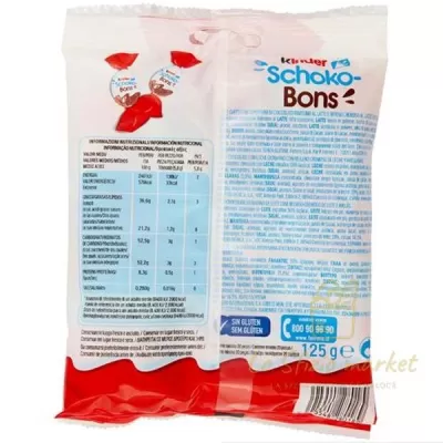 FERRERO KINDER SCHOKO BONS 125 GR