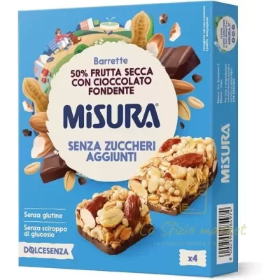 MISURA BARRETTE CIOCCOLATOS ZUC 120GR - Home, Alimentari, Piu compri meno paghi, Senza Glutine, Cioccolata e Snack dolci, Cereal