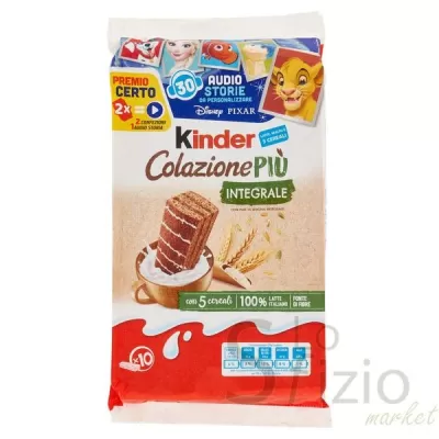 KINDER COLAZIONE PIU INTEGRALE X10 290GR
