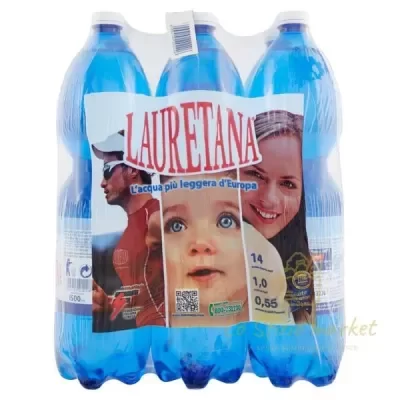 LAURETANA ACQUA NATURALE 1,5LT X6 BOT - Acqua Bibite Alcolici, Acqua Minerale, Acqua Liscia