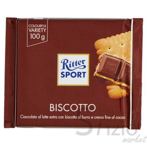 RITTER SPORT CIOCCOLATO BISCOTTO 100GR