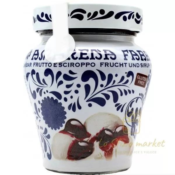 FABBRI AMARENA VASO VETRO 230GR
