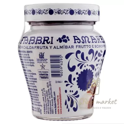 FABBRI AMARENA VASO VETRO 230GR
