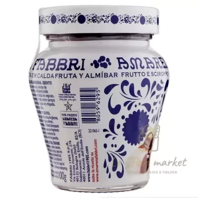 FABBRI AMARENA VASO VETRO 230GR