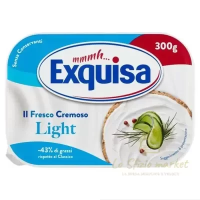 EXQUISA FORMAGGIO FRESCO LIGHT 300GR - Freschi, Formaggi, Spalmabili, HO.RE.CA
