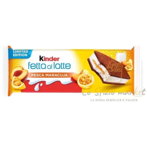 KINDER FETTA A LATTE PEACH AND PASSION FRUIT 5X28G