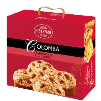 BISTEFANI TRADITIONAL COLOMBA CAKE WITH CANDIED FRUIT 700G