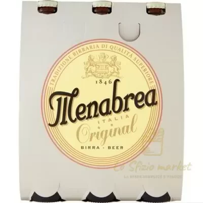 MENABREA BIRRA ORIGINAL 3X33CL - Acqua Bibite Alcolici, Birre
