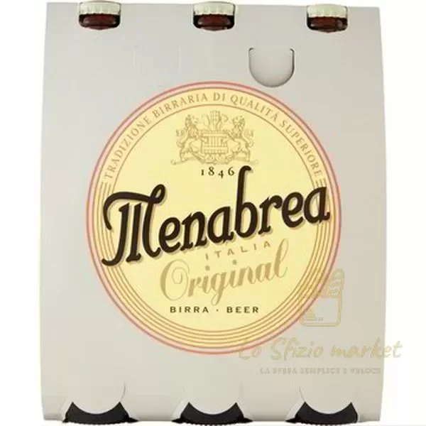 MENABREA ORIGINAL LAGER BEER 3X33CL