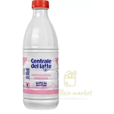 Centrale del Latte Partially Skimmed Long-Life Fresh Milk 1L