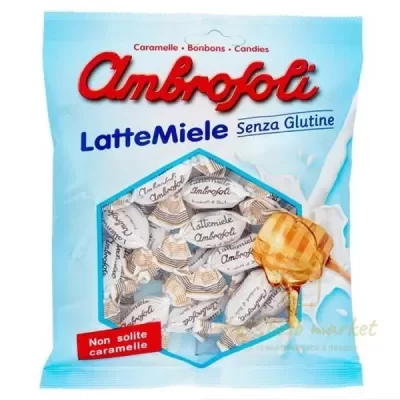 AMBROSOLI CARAMELLE LATTE MIELE GR 135 - Alimentari, Caramelle Gomme da Masticare
