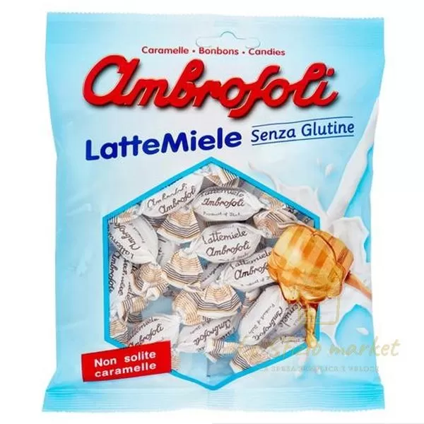 AMBROSOLI CARAMELLE LATTE MIELE GR 135