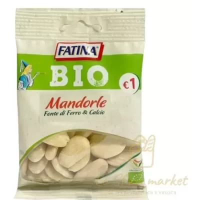 FATINA BIO MANDORLE PELATE 30GR - Alimentari, Frutta Secca, Bio