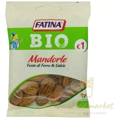 FATINA ORGANIC SHELLED ALMONDS 30G