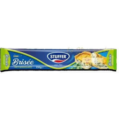 STUFFER PASTA BRISEE RETTANGOLARE 230GR