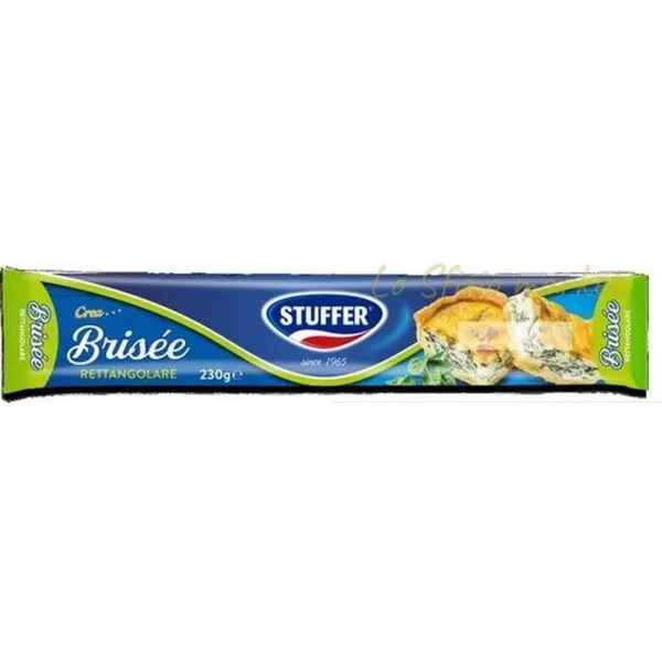 STUFFER PASTA BRISEE RETTANGOLARE 230GR